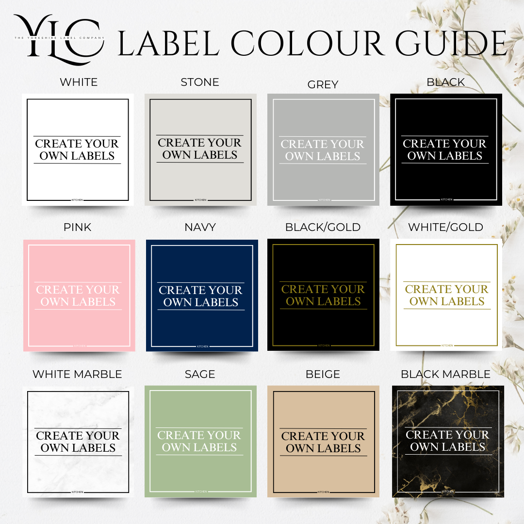 Personalised Storage Box Labels - 3 Sizes | Design 1 – Yorkshire Label ...