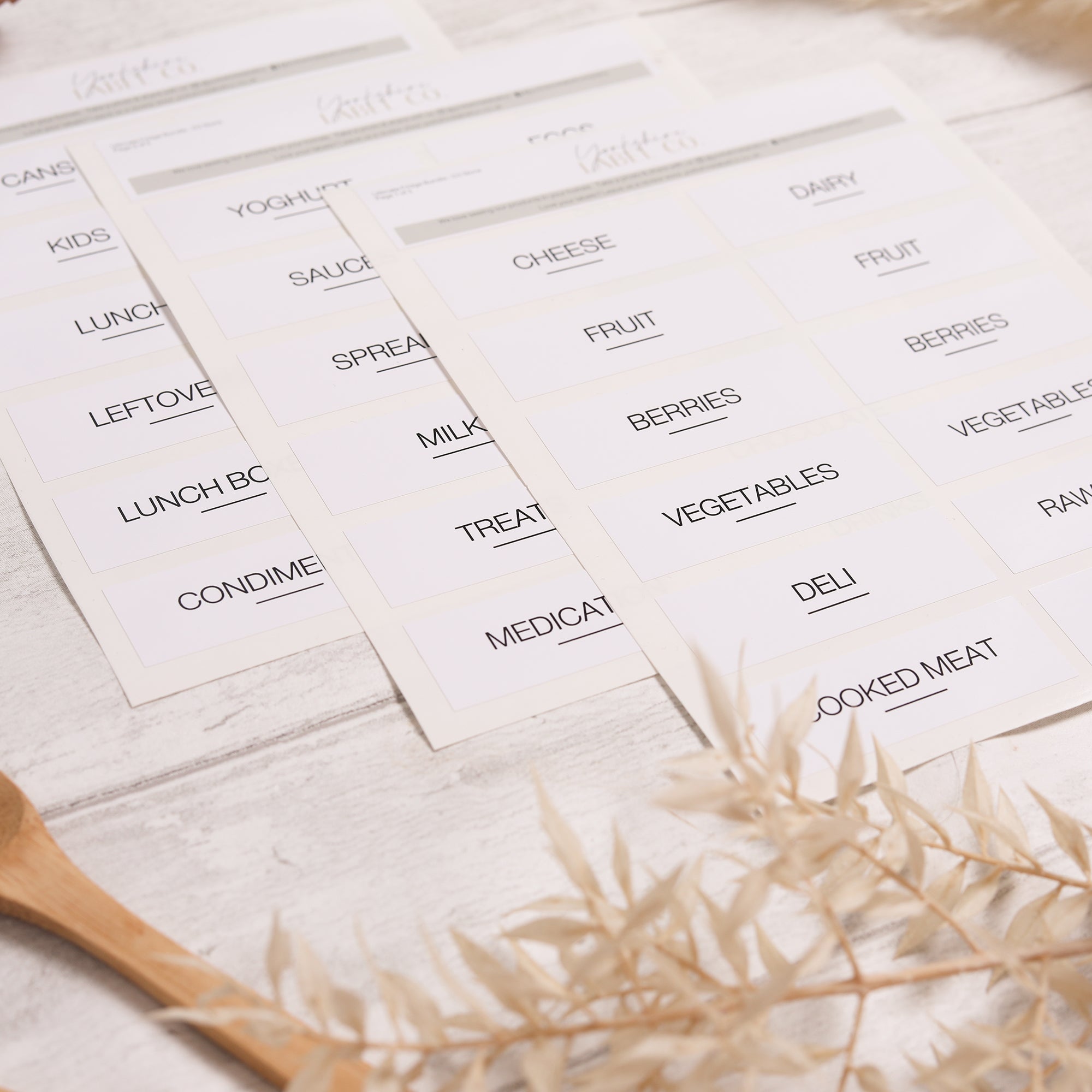Bundle Pack Label Fridge Label Bundle | Design 3 – Yorkshire Label Company